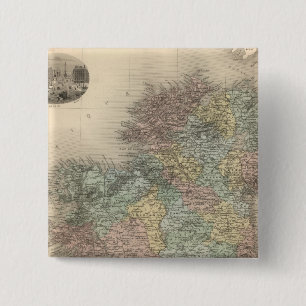 Ireland 7 2 inch square button