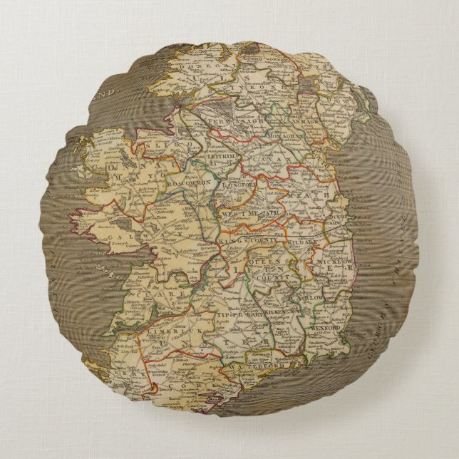 Ireland 8 round pillow (Front)
