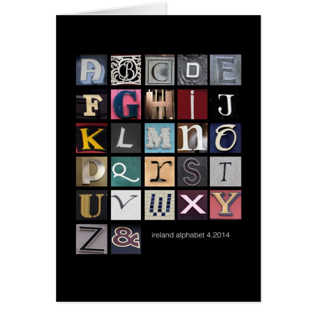 ireland alphabet (Front)