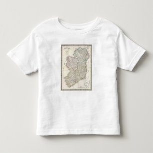 Ireland Atlas map Toddler T-shirt