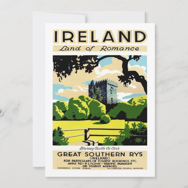 Ireland Blarney Castle 5x7 Big Postcard (Front)