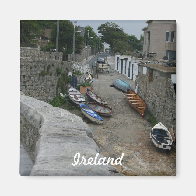 Ireland Boat alley Magnet (Front)