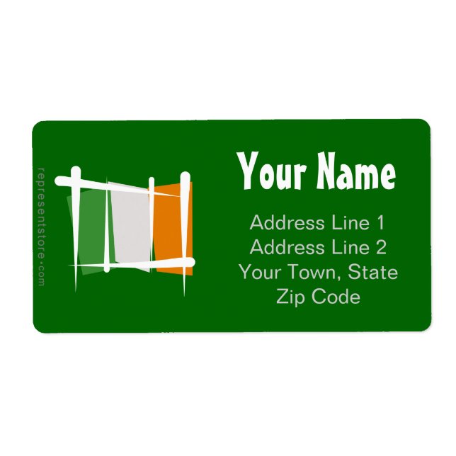 Ireland Brush Flag (Front)