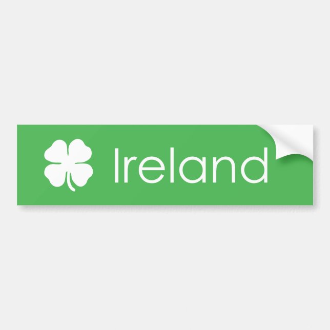 Ireland Bumper Sticker (Front)