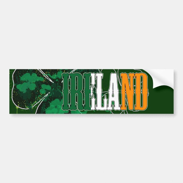 Ireland Bumper Sticker (Front)