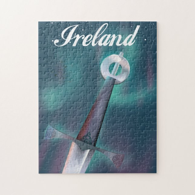 ireland celtic sword jigsaw puzzle (Vertical)