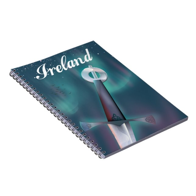 ireland celtic sword notebook (Right Side)