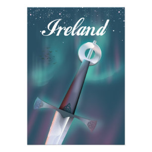 ireland celtic sword photo print