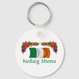 Ireland Christmas Keychain