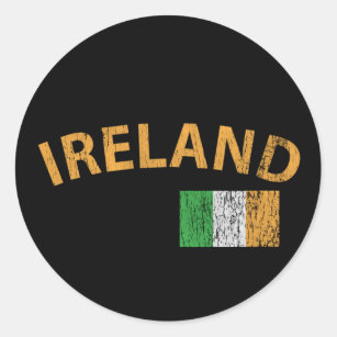 Ireland Classic Round Sticker