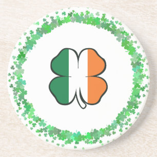 Ireland Clover Saint Patrick's Day Coaster