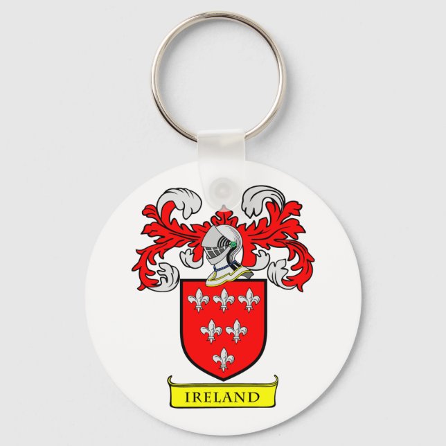 IRELAND Coat of Arms Keychain (Front)