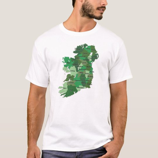Ireland Counties tshirt