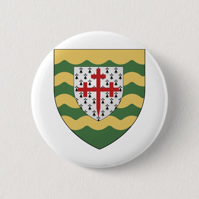 Ireland County Donegal 2 Inch Round Button (Front)