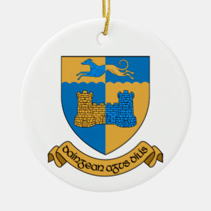 Ireland County Longford Christmas Ornament
