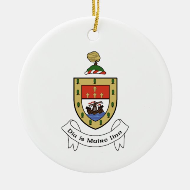 Ireland County Mayo Christmas Ornament (Front)