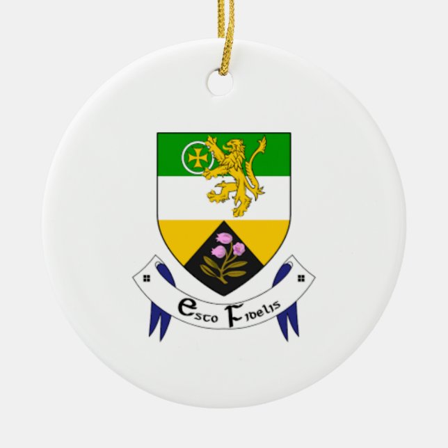 Ireland County Offaly Christmas Ornament (Front)