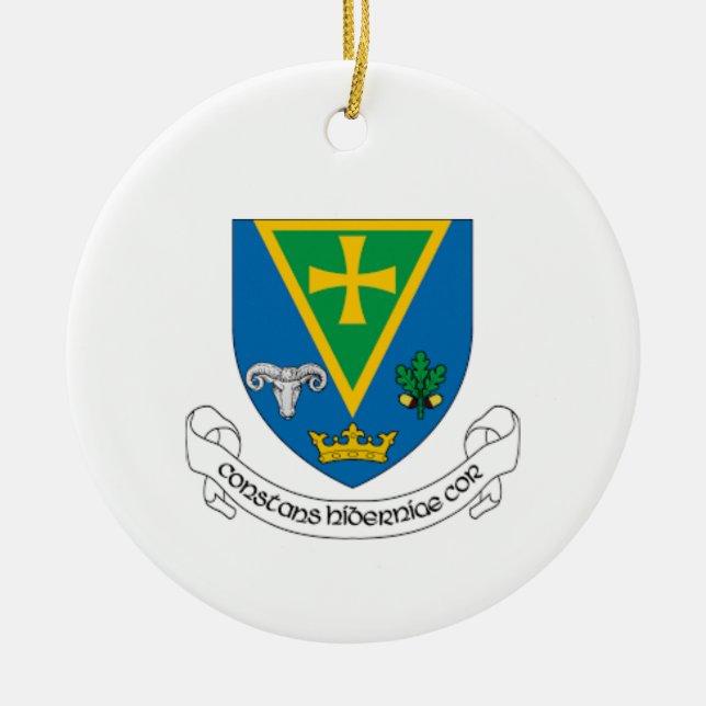 Ireland County Roscommon Christmas Ornament (Front)