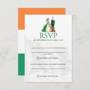 Ireland Couple RSVP Card