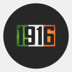 Ireland Easter Rising 1916 Irish Rebellion Flag Te Classic Round Sticker