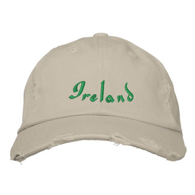 Ireland Embroidered Hat (Front)