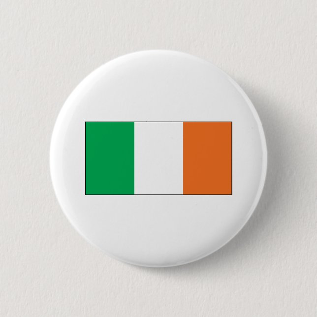 Ireland Flag 2 Inch Round Button (Front)
