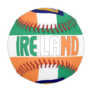 Ireland Flag and Coat of Arms Patriotic Baseball