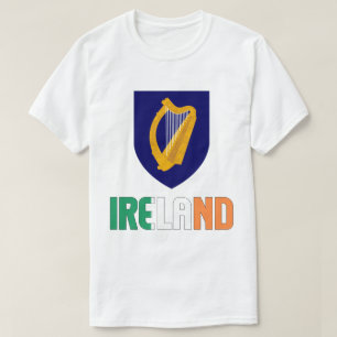 Ireland Flag and Coat Of Arms T-Shirt