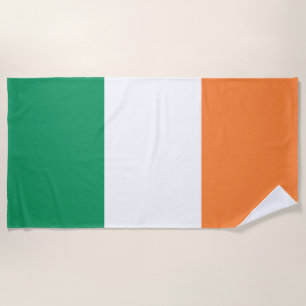 Ireland Flag Beach Towel