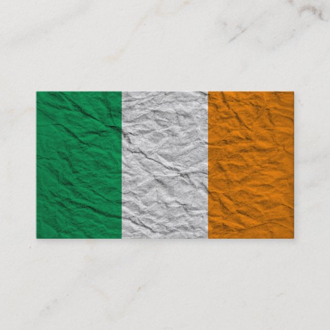 ireland flag business card (Front)