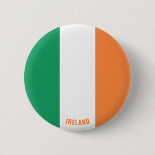 Ireland Flag Charming Patriotic 2 Inch Round Button