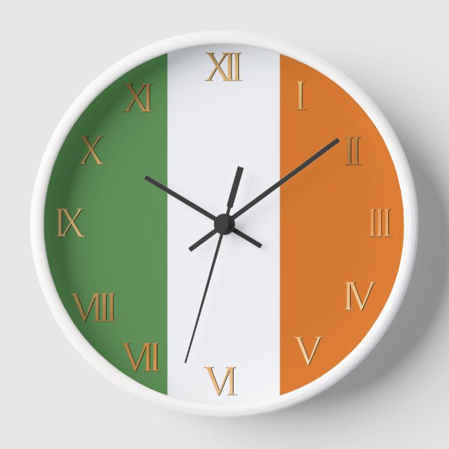 Ireland flag clock (Front)