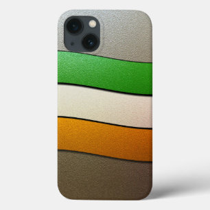 Ireland Flag Colours-Chrome by Shirley Taylor iPhone 13 Case