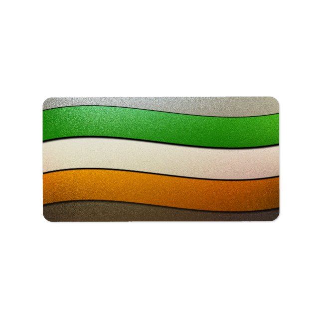 Ireland Flag Colours-Chrome by Shirley Taylor Label (Front)