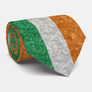 Ireland Flag - Crinkled Tie