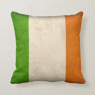 Ireland Flag Distressed Pillow - Irish