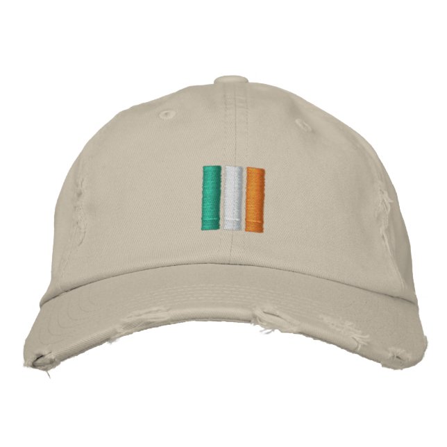 Ireland Flag Embroidered Hat (Front)