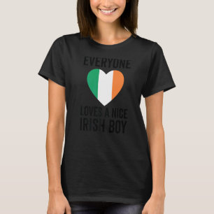 Ireland Flag Everyone Loves A Nice Irish Boy T-Shirt