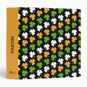 Ireland flag from shamrocks binder