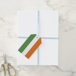 Ireland flag gift tags