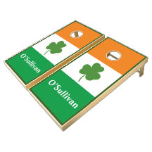 Ireland Flag Green Shamrock Clover Personalized