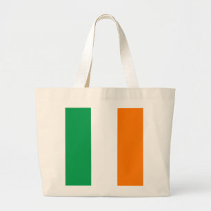 Ireland Flag Large Tote Bag