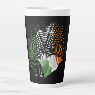 Ireland flag latte mug