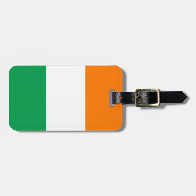 Ireland Flag Luggage Tag (Front Horizontal)