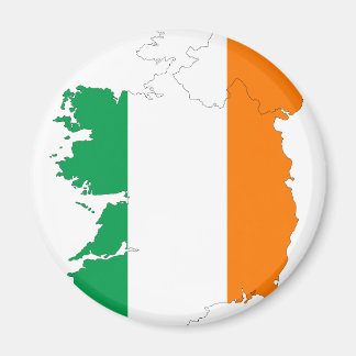 Ireland Flag Map Magnet