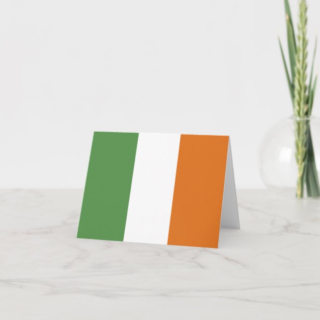 Ireland flag note card (Front)