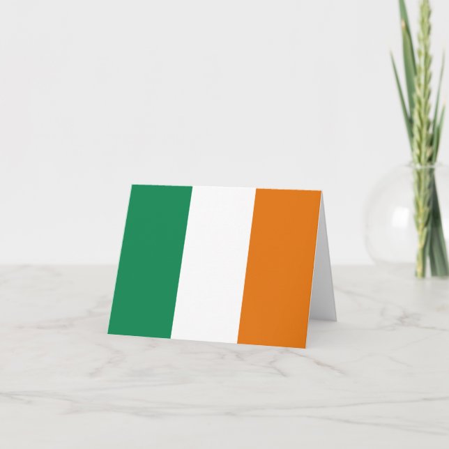 Ireland Flag Notecard (Front)