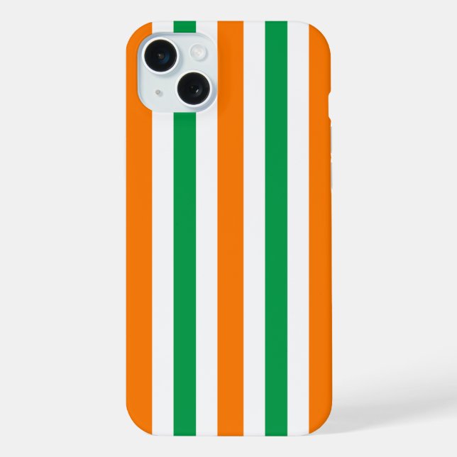 Ireland flag pattern iPhone case (Back)