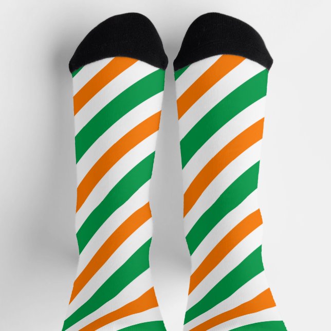 Ireland flag pattern socks (Top)