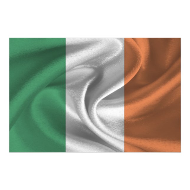 Ireland Flag Photo Print (Front)